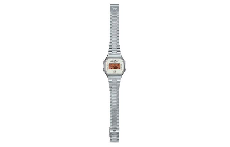 (WMNS) CASIO X Caf Kitsun Digital 'Silver' A168WECK-7A sold by KicksCrew product image thumbnail 2