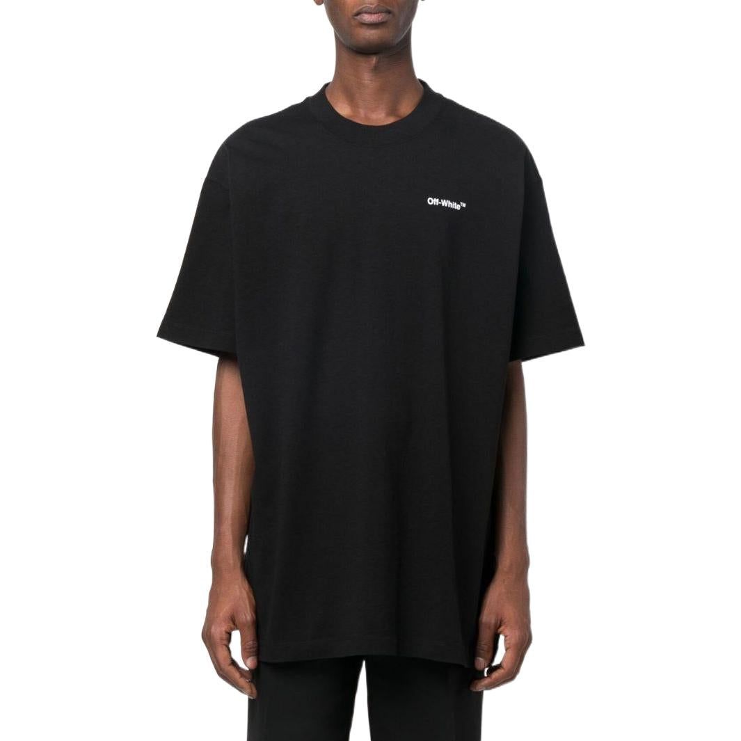 Off-White Caravaggio Deposition Over Short-Sleeve Tee 'Black' OMAA038C99JER0091001 sold by KicksCrew product image thumbnail 3
