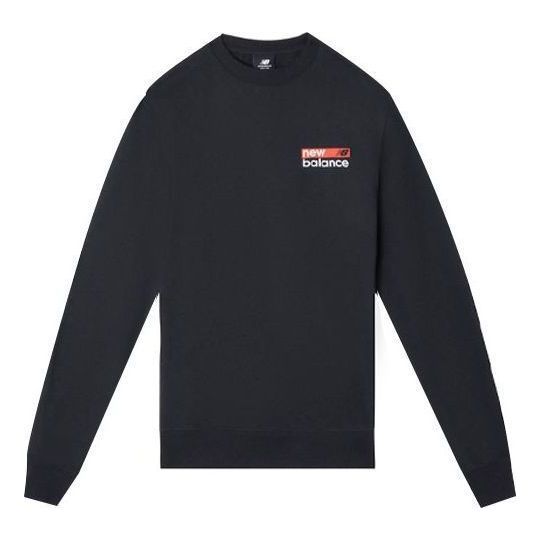 New Balance Round Neck Casual Pullover 'Black' MT03904-BK sold by KicksCrew