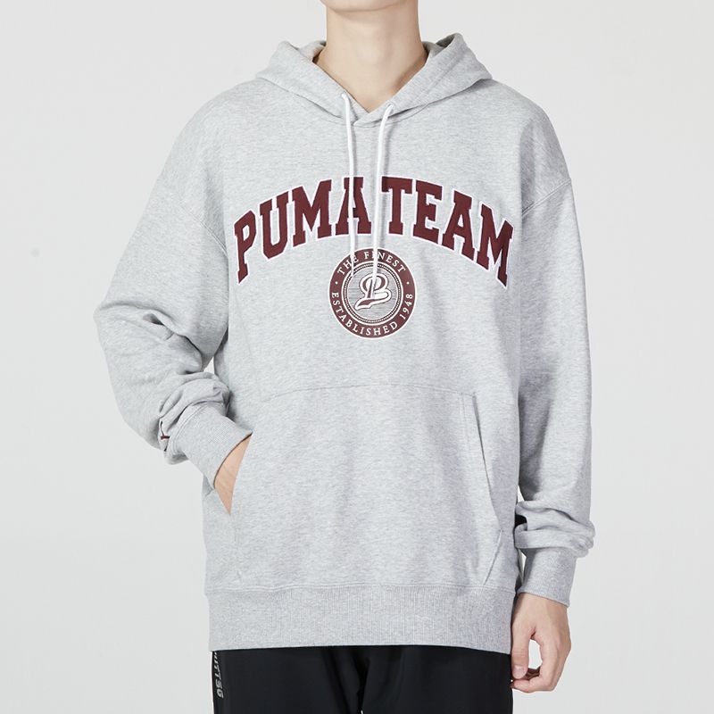 Puma Team Hoodie 'Grey' 539274-04 sold by KicksCrew product image thumbnail 2