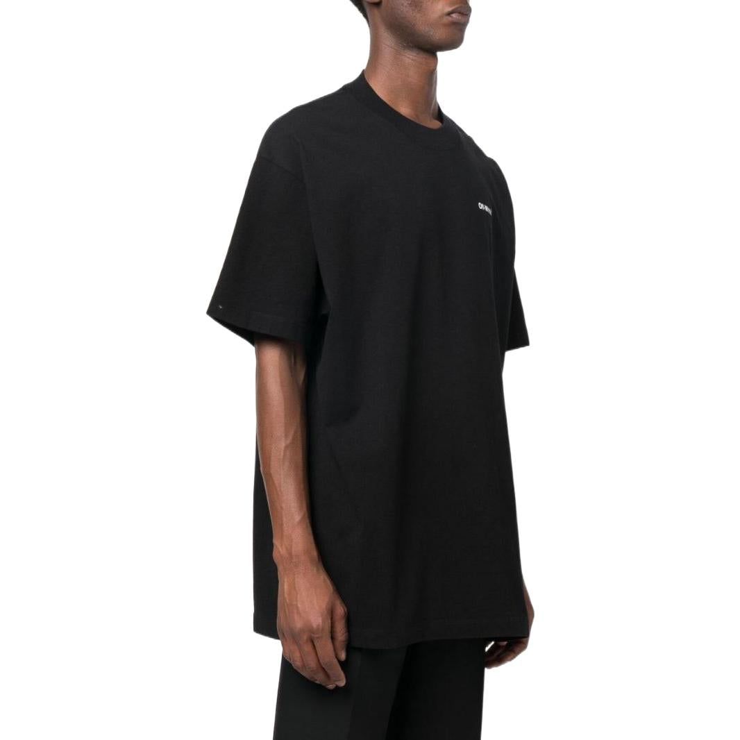 Off-White Caravaggio Deposition Over Short-Sleeve Tee 'Black' OMAA038C99JER0091001 sold by KicksCrew product image thumbnail 4