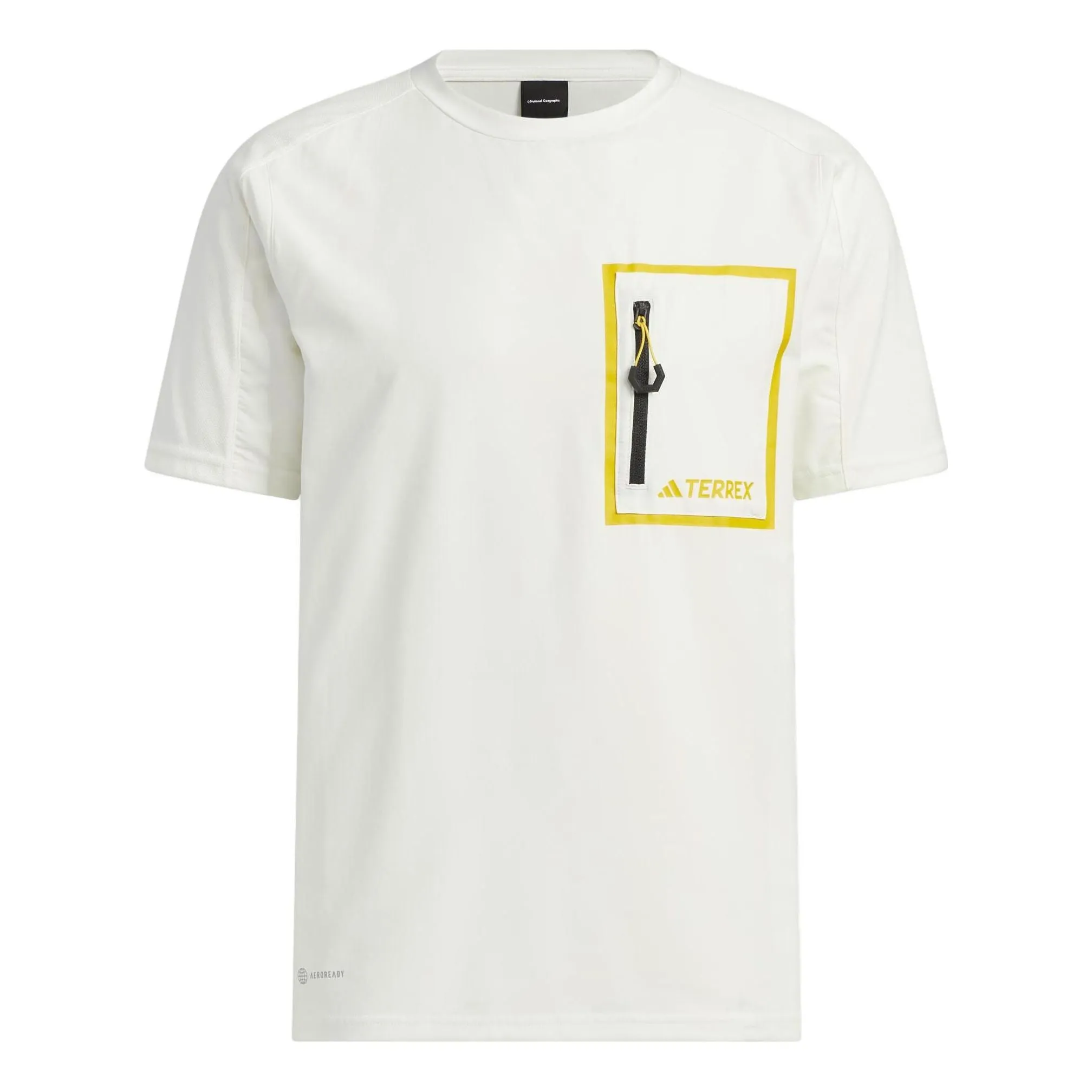 adidas Natgeo T-Shirt 'White Yellow Black' IC1987 sold by KicksCrew