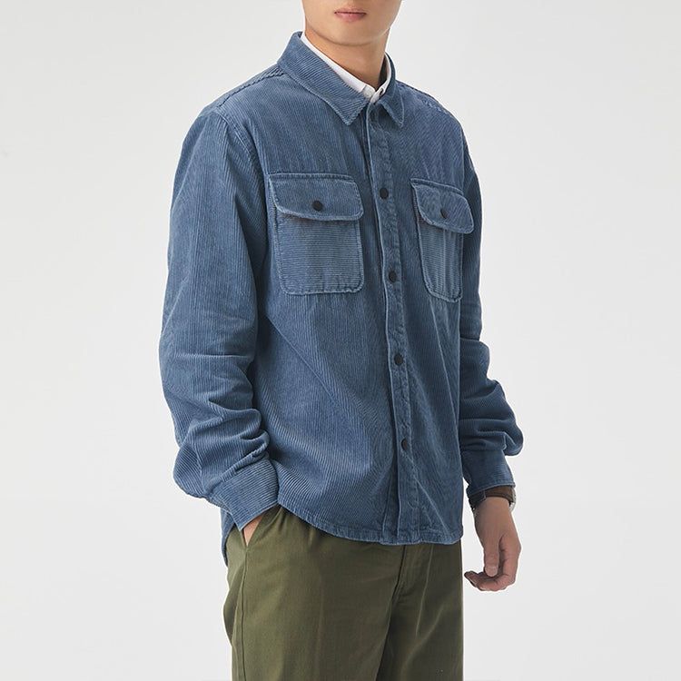 Converse Overhead Shirt Jacket 'Lakeside Blue' 10019954-A06 sold by KicksCrew product image thumbnail 5