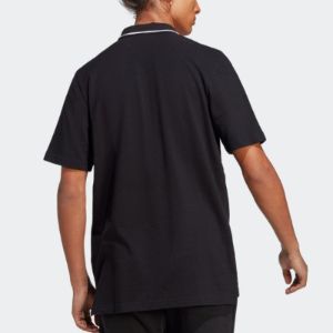 adidas Essentials Small Logo Polo Shirt 'Black' IC9314 sold by KicksCrew