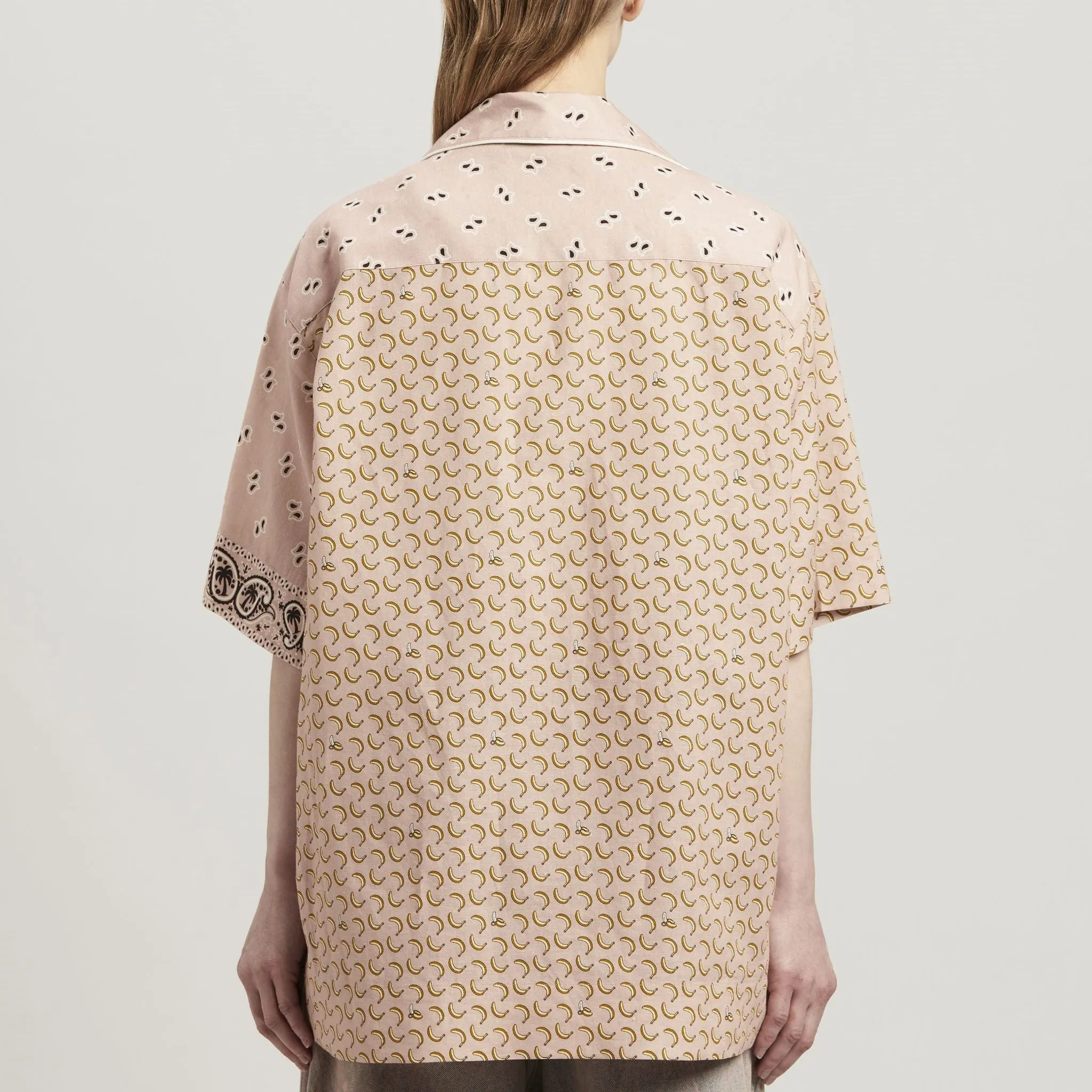 (WMNS) Palm Angels SS24 Paisley Mix Bowling Shirt 'Beige' PWGG005S24FAB0038484 sold by KicksCrew product image thumbnail 2