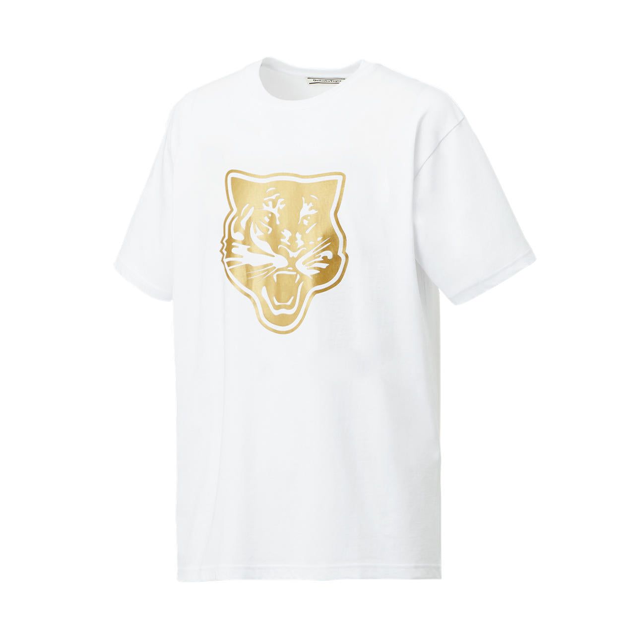 Onitsuka Tiger Logo Graphic Tee 'White Gold' 2183A950-102 sold by KicksCrew product image thumbnail 2