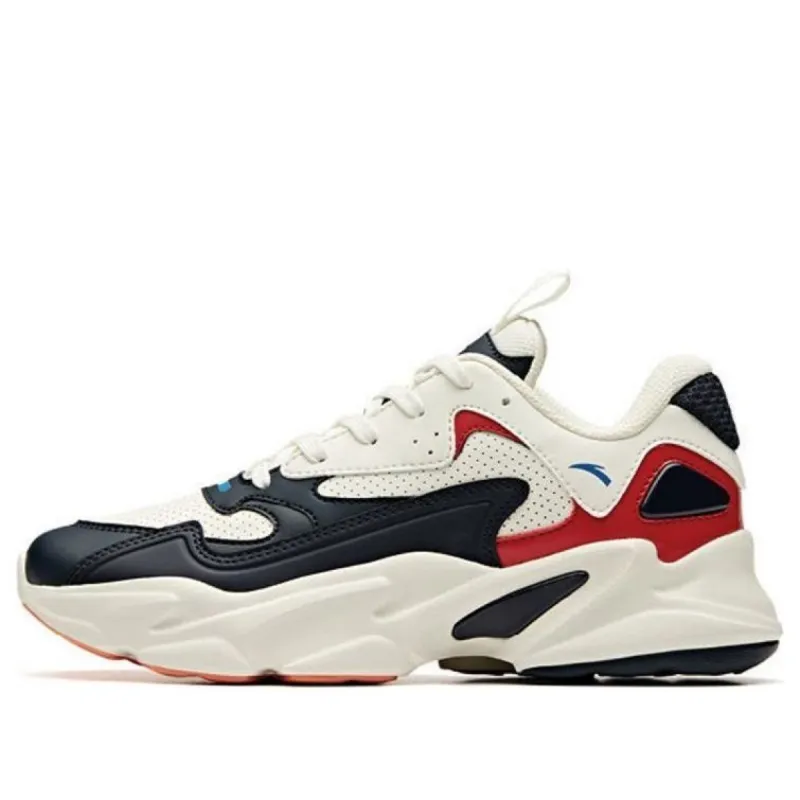 (WMNS) ANTA Life Series Sneakers 'Black White Red' 12948882-4 sold by KicksCrew