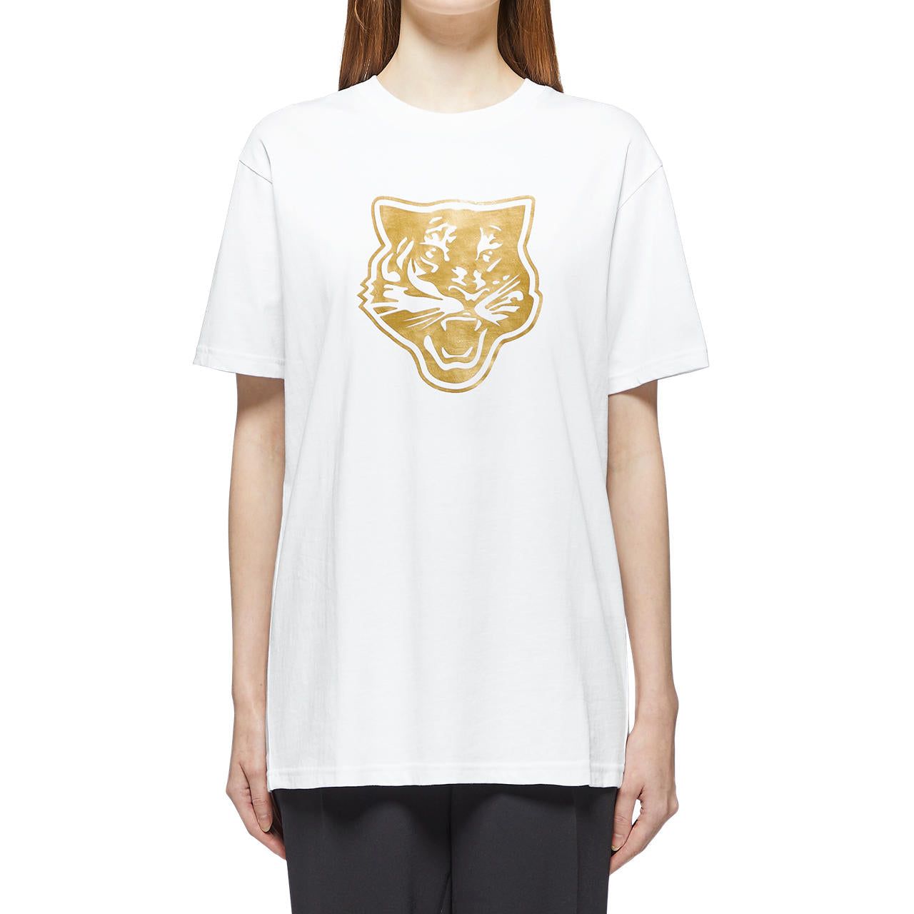 Onitsuka Tiger Logo Graphic Tee 'White Gold' 2183A950-102 sold by KicksCrew product image thumbnail 5