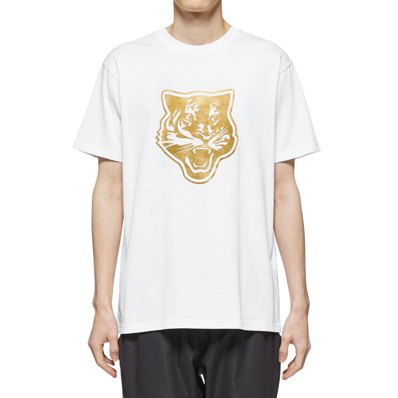 Onitsuka Tiger Logo Graphic Tee 'White Gold' 2183A950-102 sold by KicksCrew product image thumbnail 4