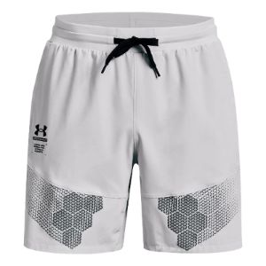 Under Armour Armourprint Woven Shorts 'White Grey' 1370416-014 sold by KicksCrew