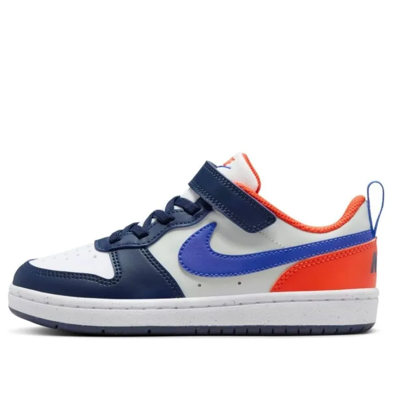 (PS) Nike Court Borough Low Recraft 'White Navy Orange' DV5457-401 sold by KicksCrew