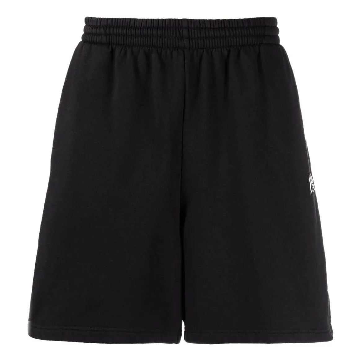 Balenciaga Cities Paris Cotton Sweat Shorts 'Black White' 676137TLVL81070 sold by KicksCrew