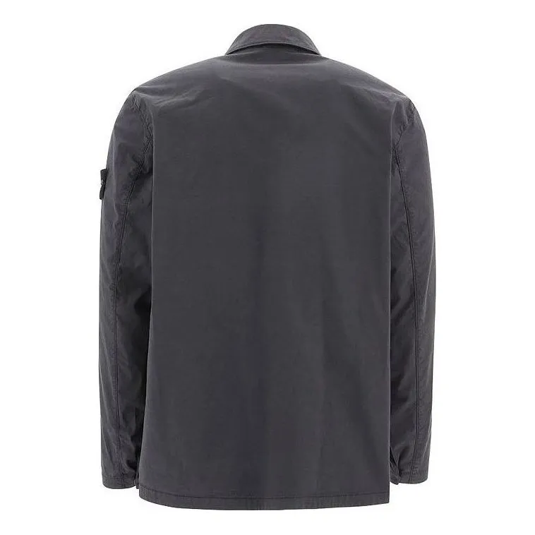 STONE ISLAND Stretch Overshirt 'Charcoal' 781510210-V0065 sold by KicksCrew product image thumbnail 2