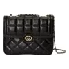 (WMNS) Gucci Deco Small Shoulder Bag 'Black' 740834-AAB7A-1000 sold by KicksCrew