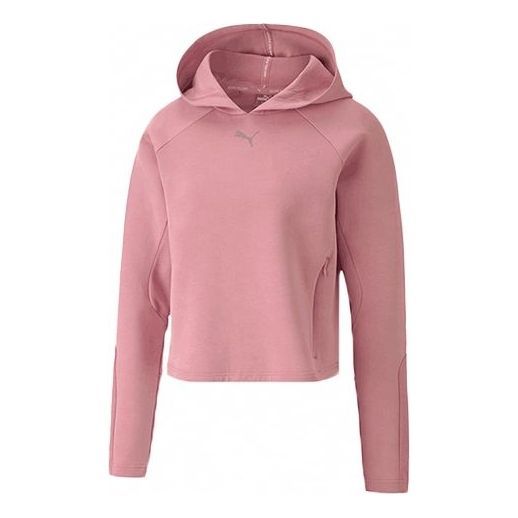(WMNS) Puma Evostripe Short Hoodie 'Pink' 585233-16 sold by KicksCrew