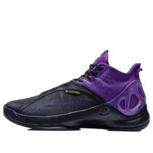 Li-Ning Original VOIT High Top Basketball Shoes 'Black Purple' ABAR081-7 sold by KicksCrew