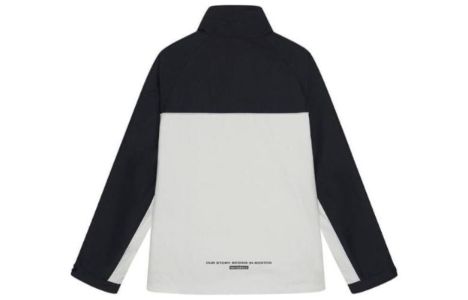 New Balance Windproof Hooded Cargo Jacket 'Black White' NAA3N011-BEI sold by KicksCrew