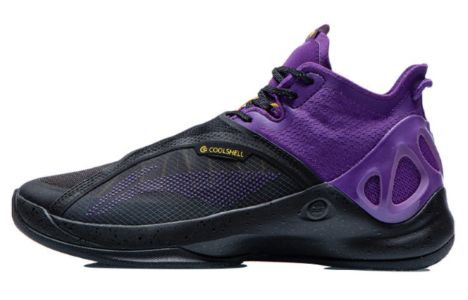 Li-Ning Original VOIT High Top Basketball Shoes 'Black Purple' ABAR081-7 sold by KicksCrew