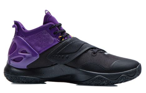 Li-Ning Original VOIT High Top Basketball Shoes 'Black Purple' ABAR081-7 sold by KicksCrew