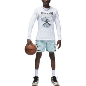 Air Jordan Dri-FIT Sport Diamond Shorts 'Jade Ice Black' FD7649-346 sold by KicksCrew