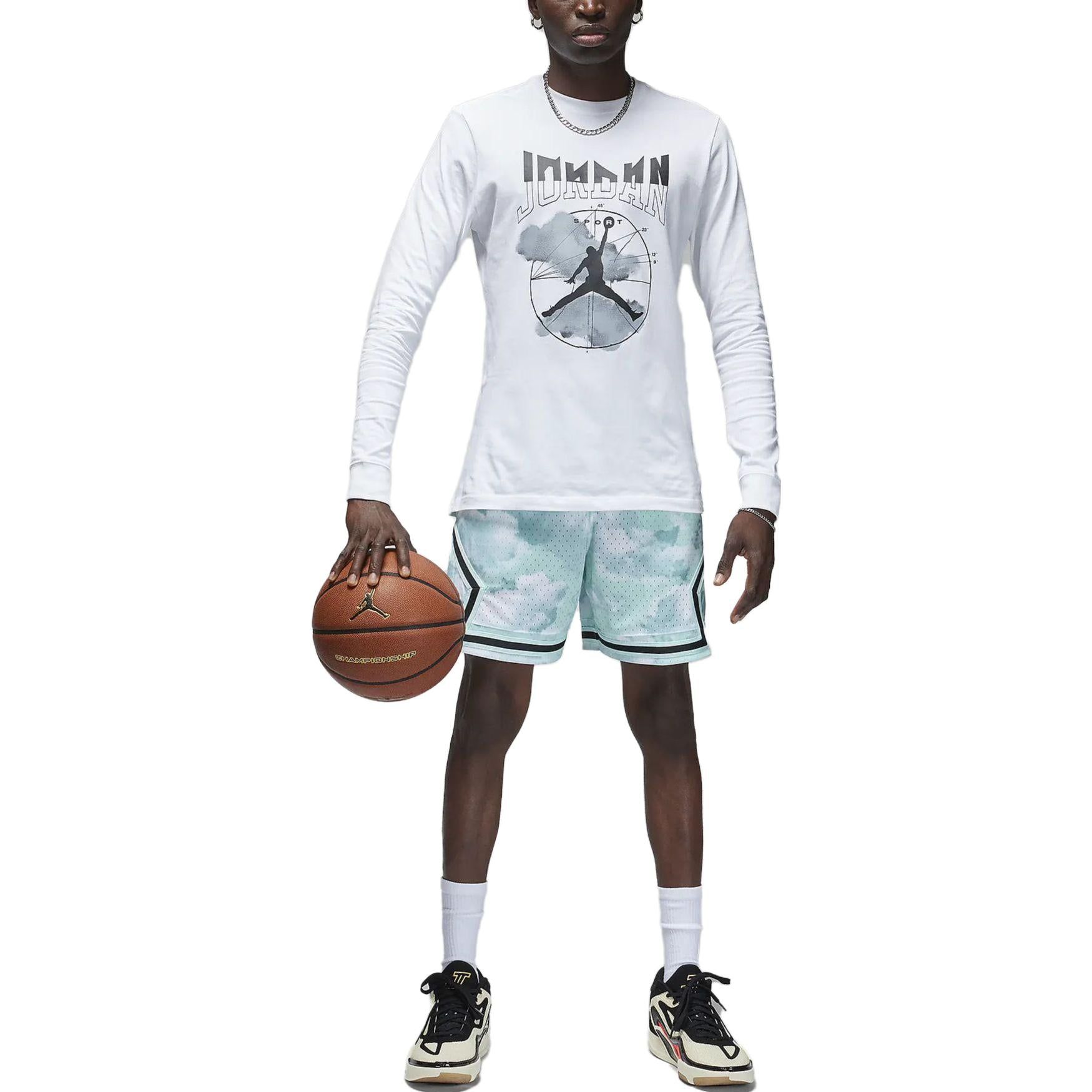 Air Jordan Dri-FIT Sport Diamond Shorts 'Jade Ice Black' FD7649-346 sold by KicksCrew product image thumbnail 3