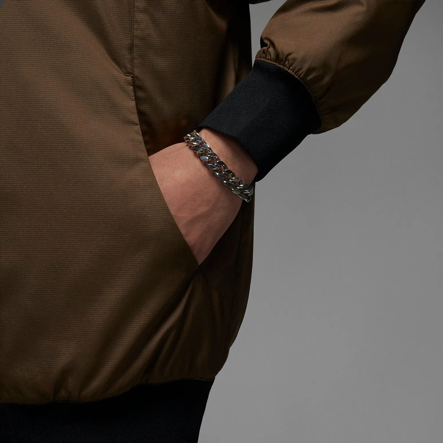 Air Jordan Sport bomber Jacket 'Brown' DV9792-274 sold by KicksCrew product image thumbnail 3