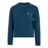 (WMNS) Under Armour Rival Fleece Mesh Crew Sweatshirt 'Blue' 1365847-413 sold by KicksCrew