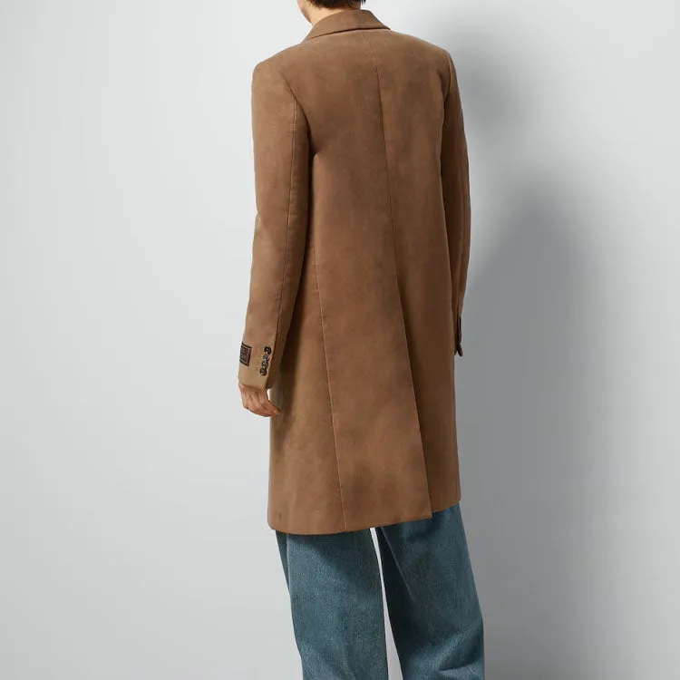 Gucci Smooth Coat With Gucci Web Label 'Light Brown' 774538-Z370C-2384 sold by KicksCrew product image thumbnail 3