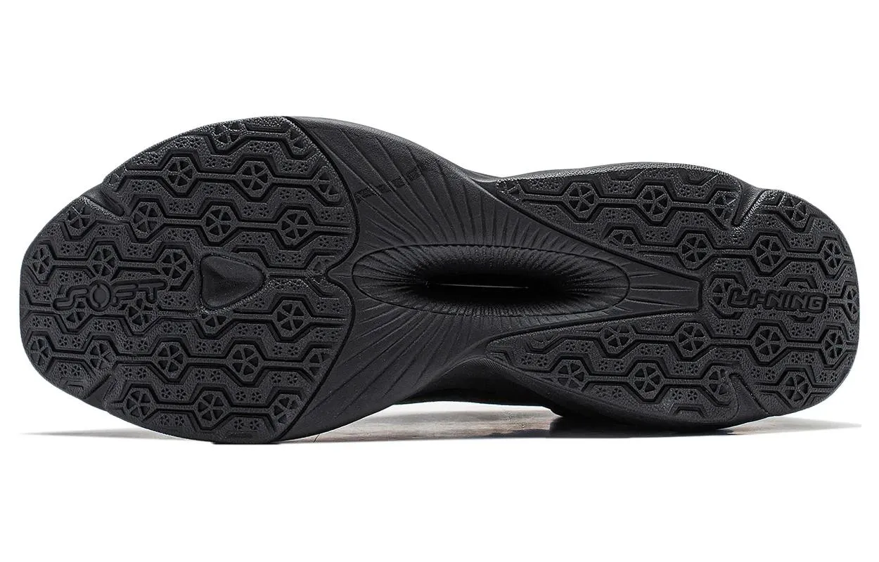 (WMNS) Li-Ning Soft Comfoam Lifestyle Shoes 'Black Silver' AGLU010-1 sold by KicksCrew product image thumbnail 4