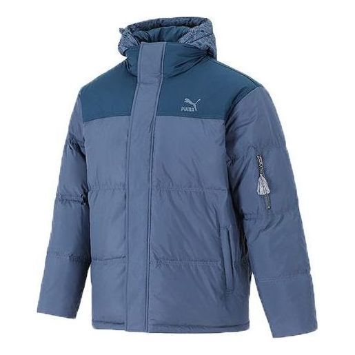 Puma Classics Padded Jacket 'Blue' 534973-64 sold by KicksCrew