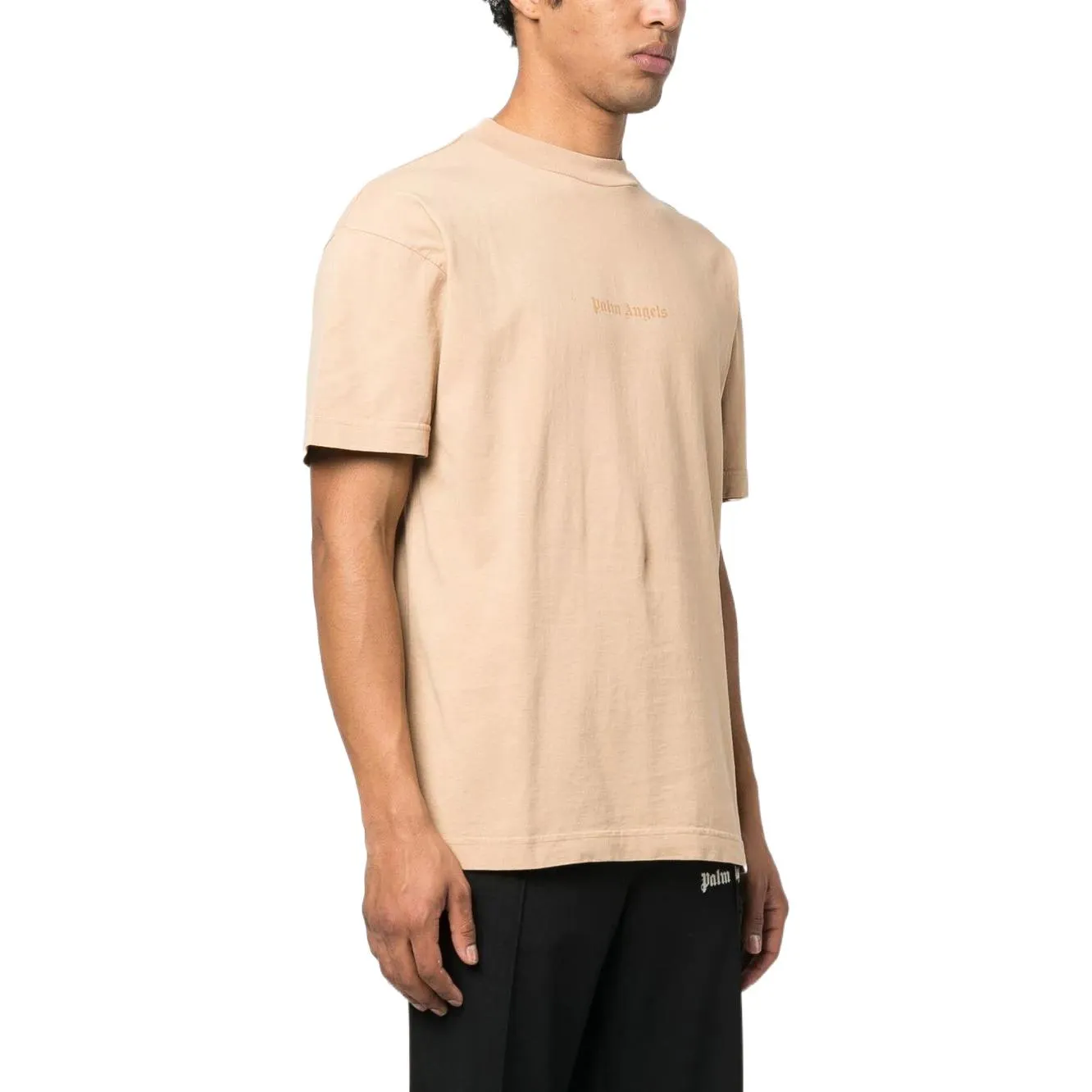 Palm Angels SS23 GD Reverse Logo T-Shirt 'Beige' PMAA001S23JER0046161 sold by KicksCrew product image thumbnail 4