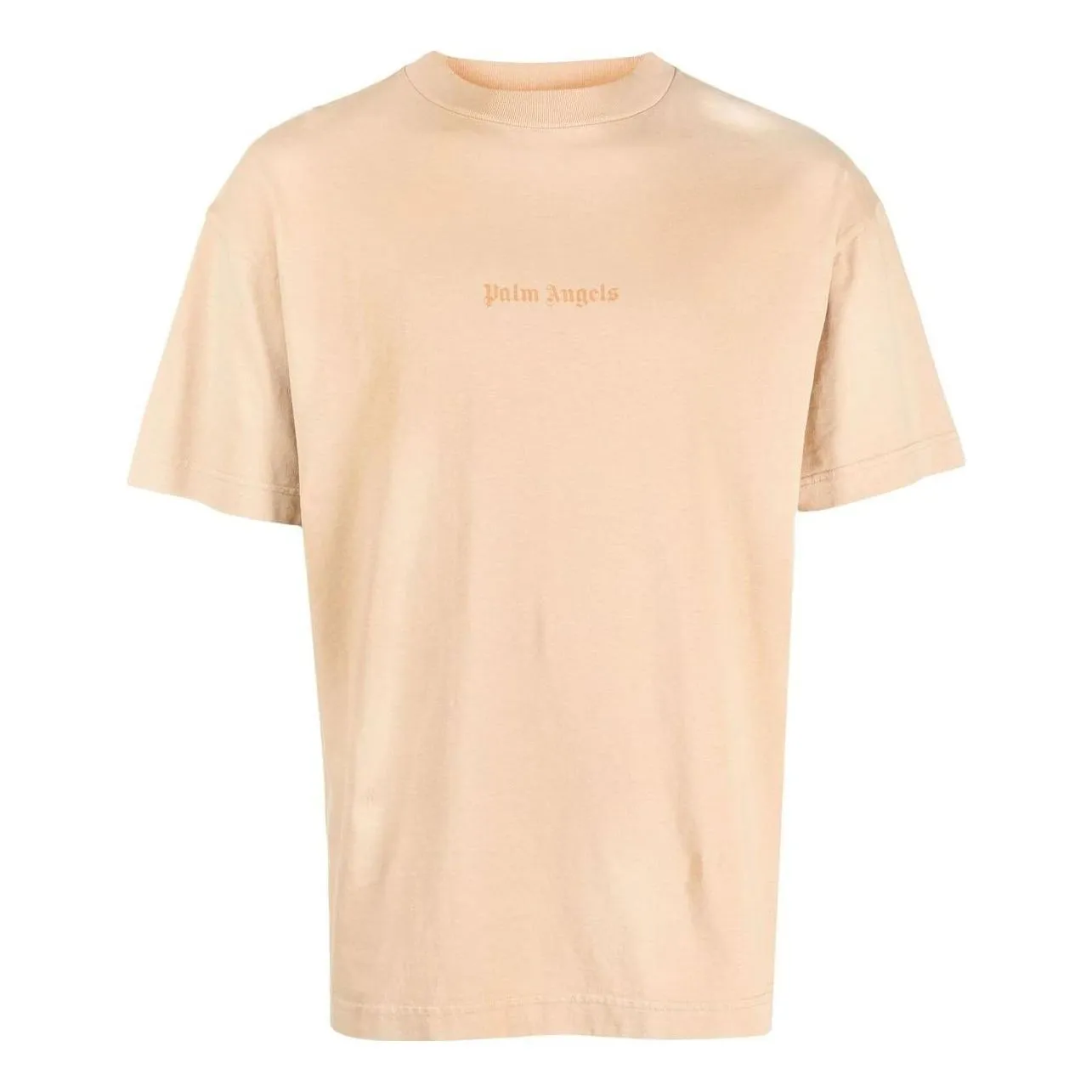 Palm Angels SS23 GD Reverse Logo T-Shirt 'Beige' PMAA001S23JER0046161 sold by KicksCrew
