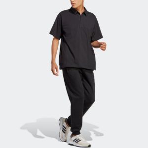 adidas originals Premium Essentials Polo Shirt 'Black' HR8677 sold by KicksCrew