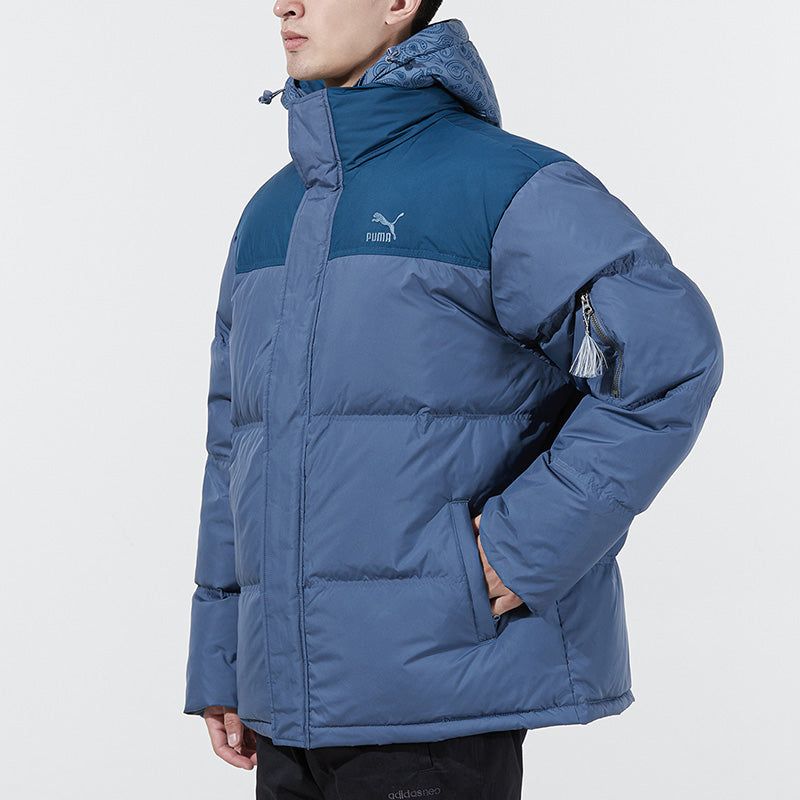 Puma Classics Padded Jacket 'Blue' 534973-64 sold by KicksCrew product image thumbnail 5