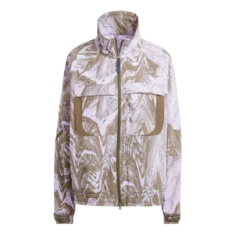 (WMNS) Adidas By Stella McCartney TrueCasuals Woven Track Jackets 'Purple Brown' IB5095 sold by KicksCrew