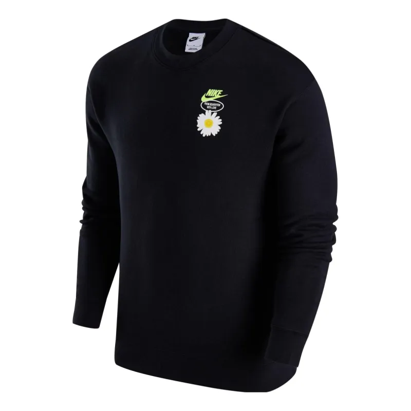 Nike HBR Statement Sweater 'Black White' HJ0836-010 sold by KicksCrew