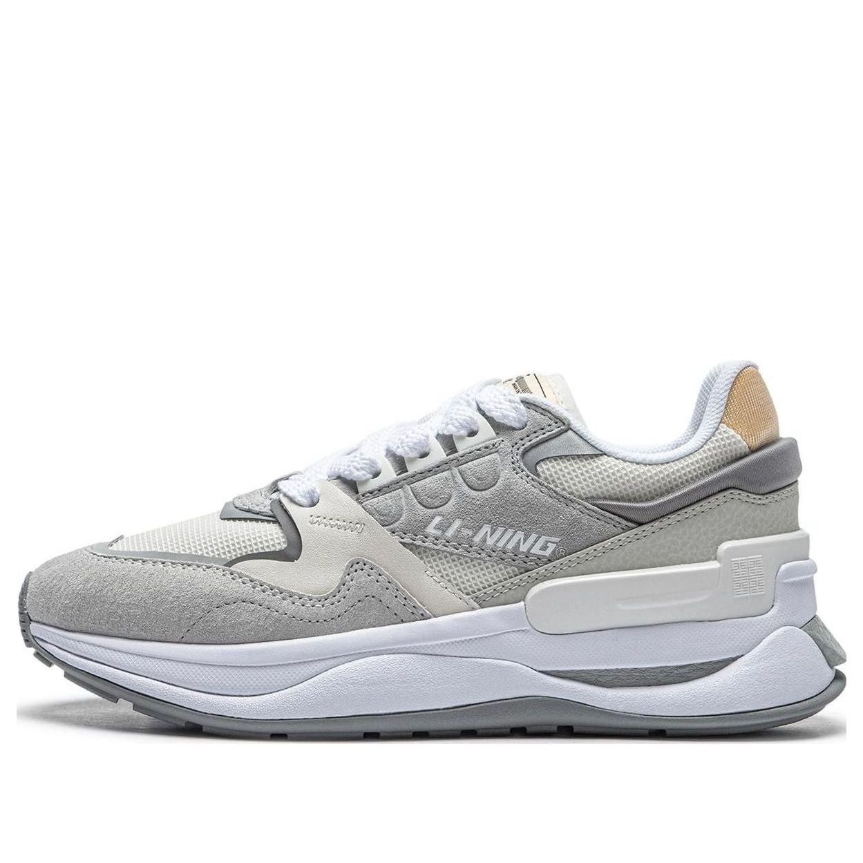 (WMNS) Li-Ning 001 Chuxin V2 'Grey White' AGCT502-4 sold by KicksCrew