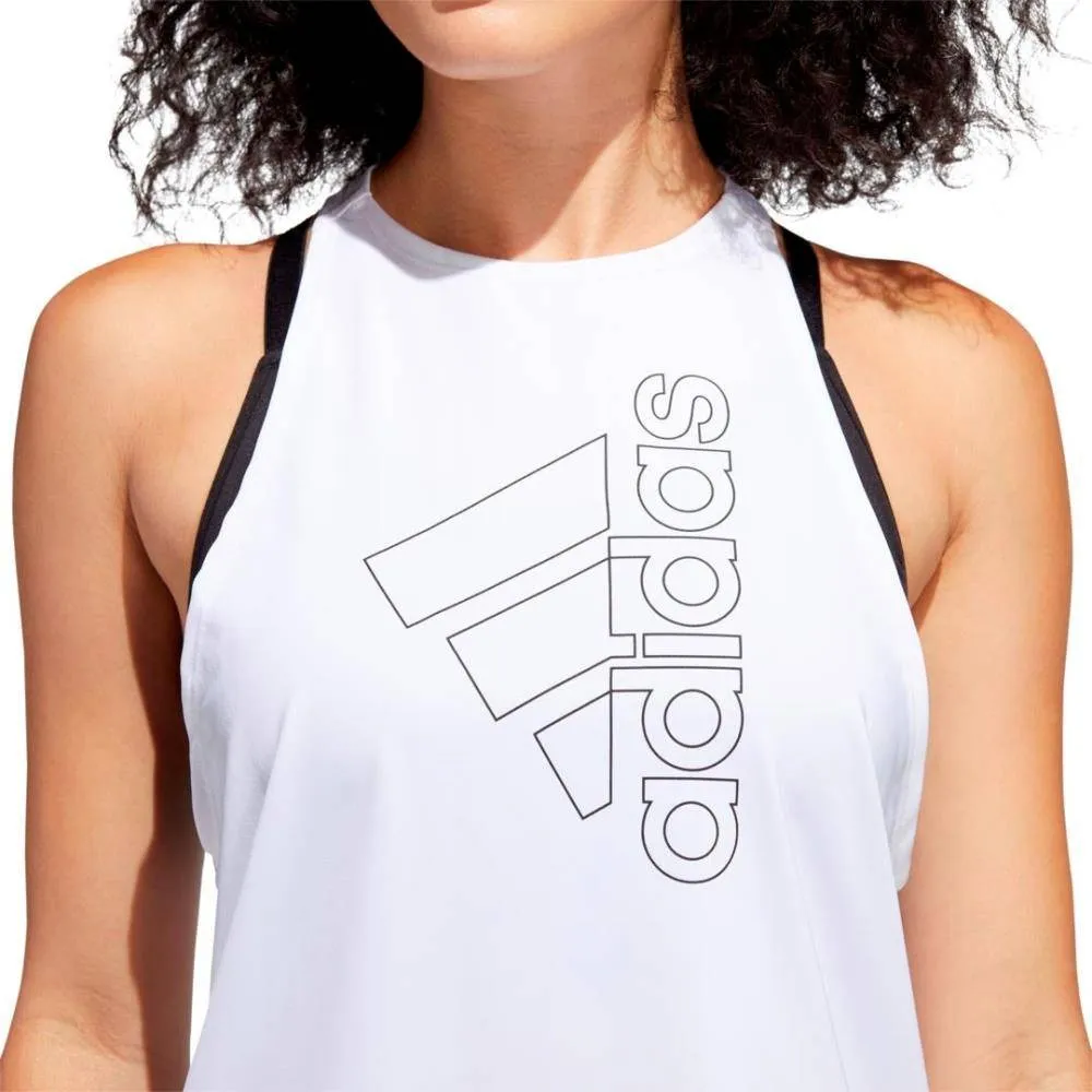 (WMNS) adidas Badge of Sport Tank Top 'White' FQ1996 sold by KicksCrew product image thumbnail 3