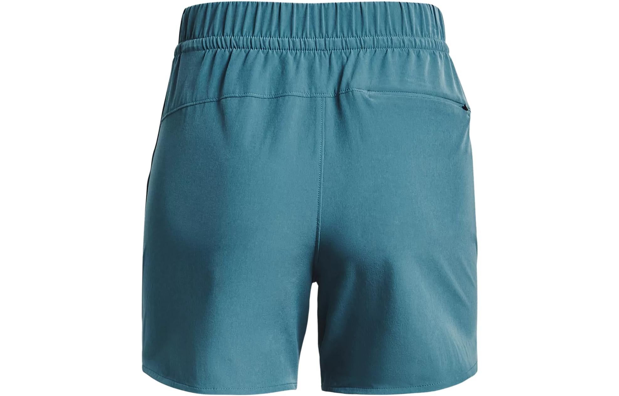 (WMNS) Under Armour Fusion 5inch Shorts 'Blue Teal' 1370044-414 sold by KicksCrew product image thumbnail 2