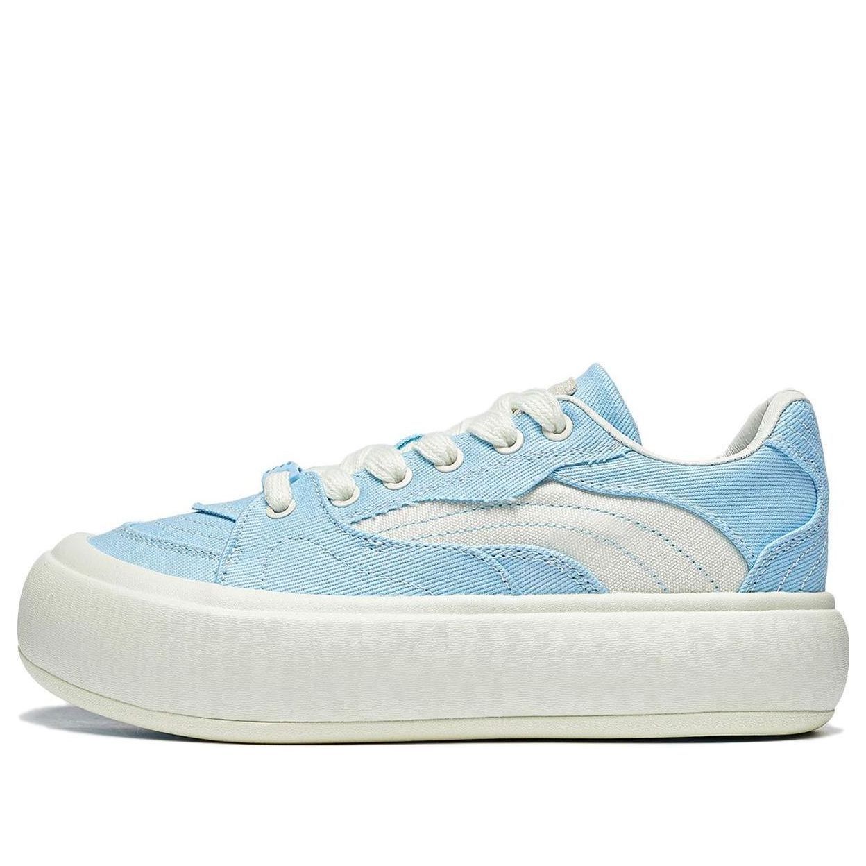 (WMNS) Li-Ning Puff Platform 'Sky Blue Beige' AZGT026-6 sold by KicksCrew