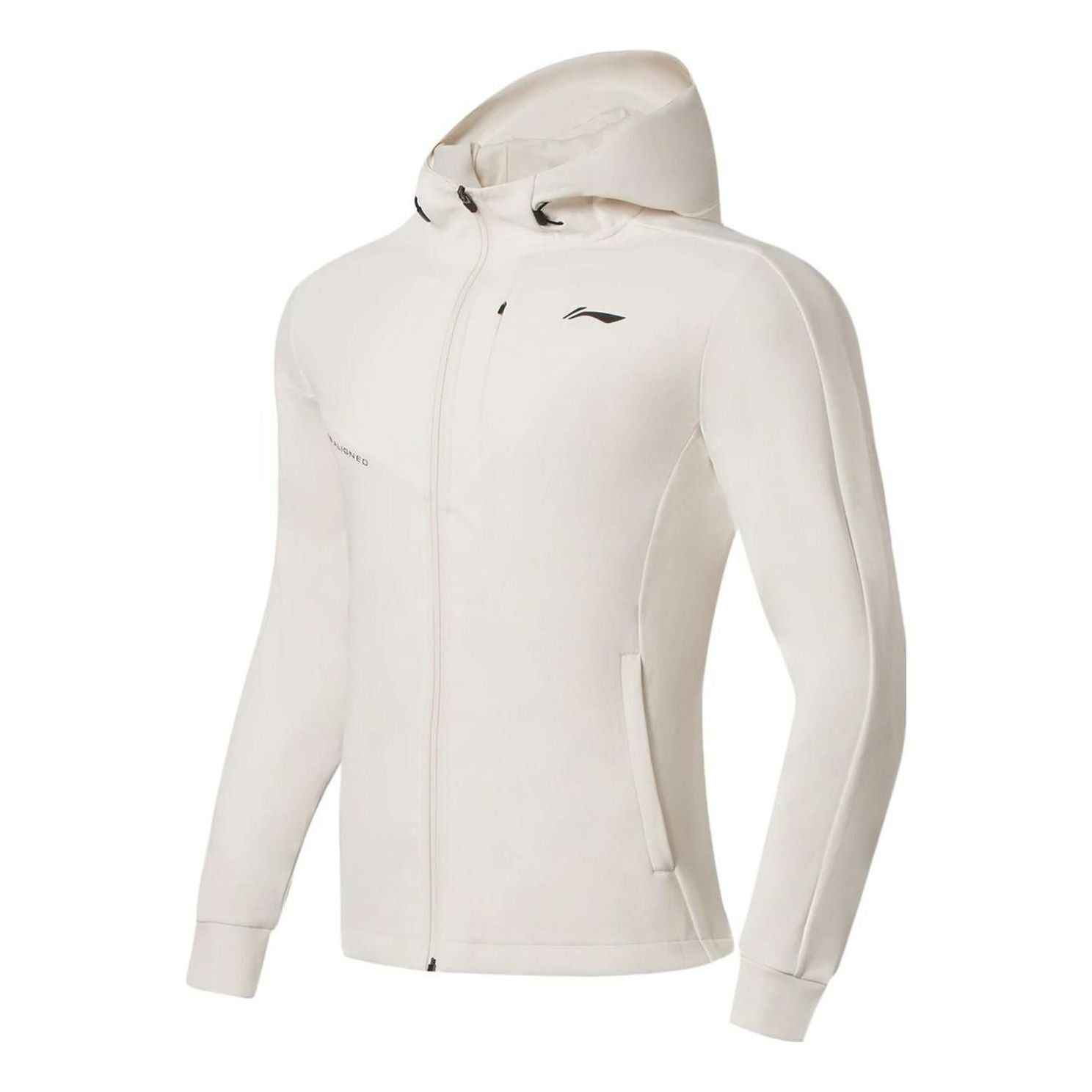 Li-Ning Training Logo Printing Jacket 'Cream White' AWDS627-9 sold by KicksCrew
