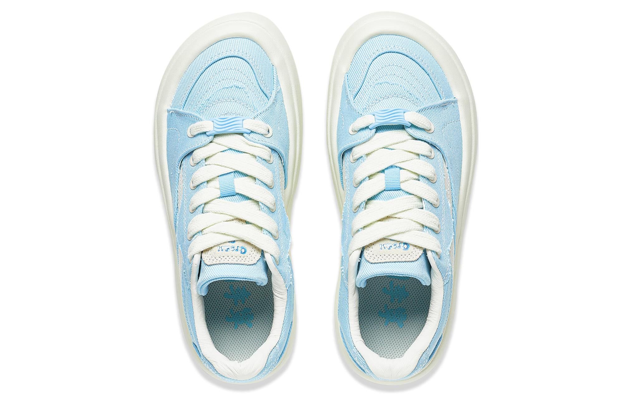 (WMNS) Li-Ning Puff Platform 'Sky Blue Beige' AZGT026-6 sold by KicksCrew product image thumbnail 4