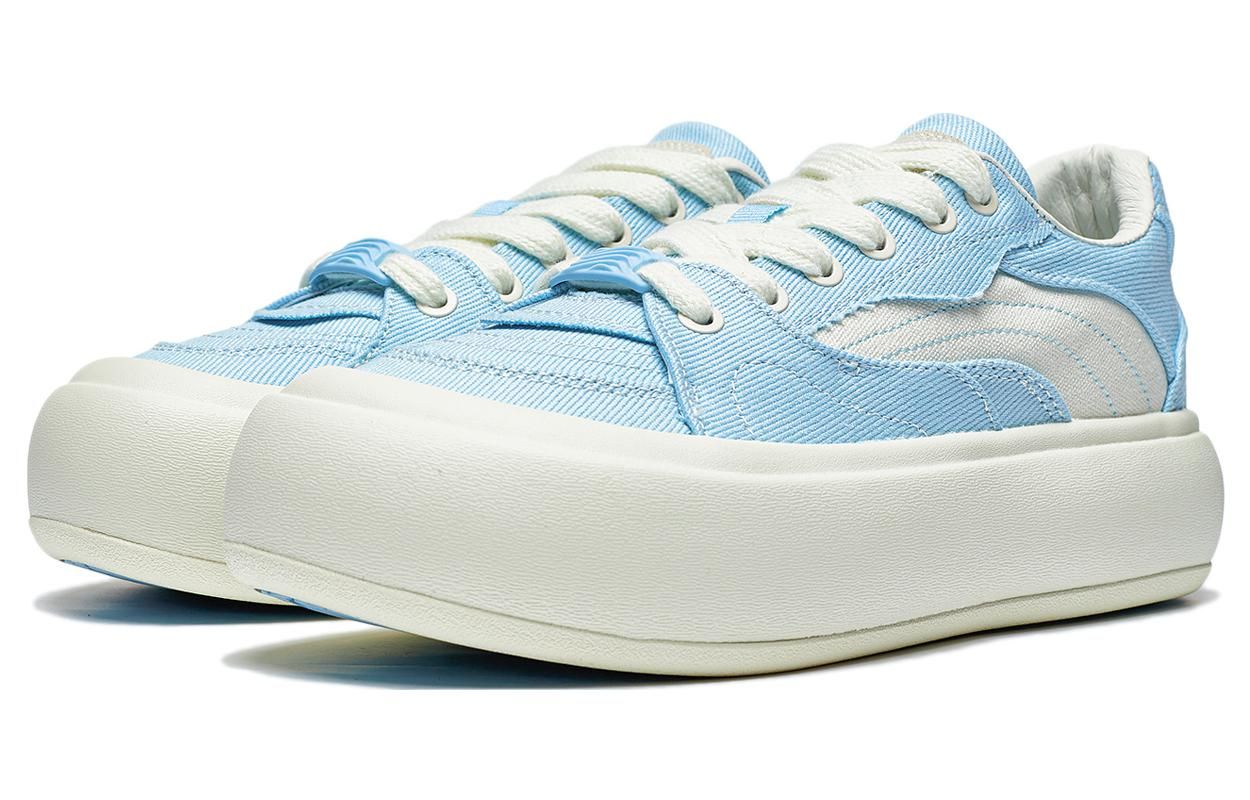 (WMNS) Li-Ning Puff Platform 'Sky Blue Beige' AZGT026-6 sold by KicksCrew product image thumbnail 3