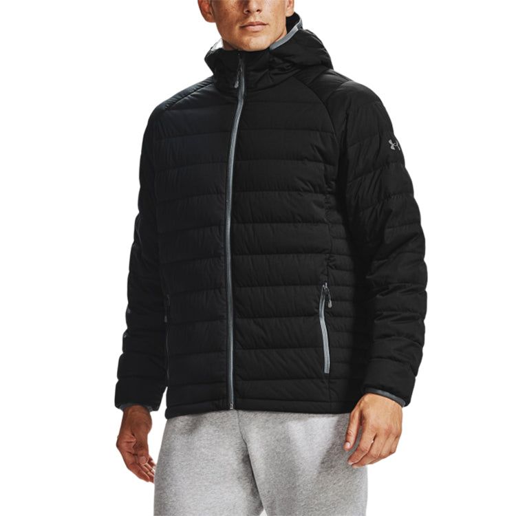 Under Armour Packable Stretch Fleece Down Jacket 'Black' 1355858-001 sold by KicksCrew