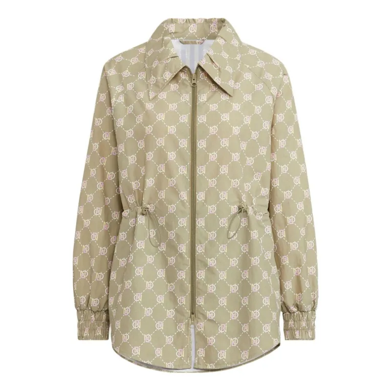 (WMNS) Adidas Neo Monogram Windbreaker Jackets 'Tan' HM2017 sold by KicksCrew