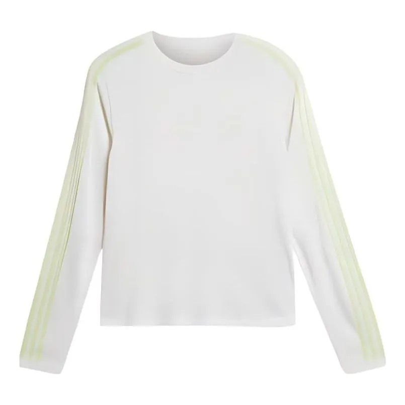 adidas x Wales Bonner Knit Long Sleeve T-shirt 'Beige Yellow' IZ1889 sold by KicksCrew