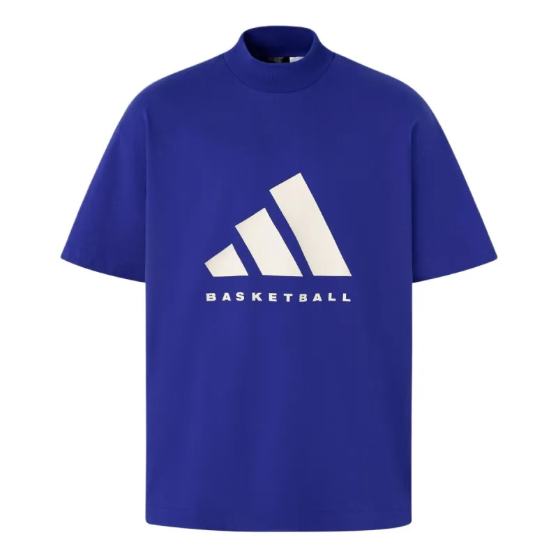 adidas Basketball Tee 'Blue' IX1967 sold by KicksCrew