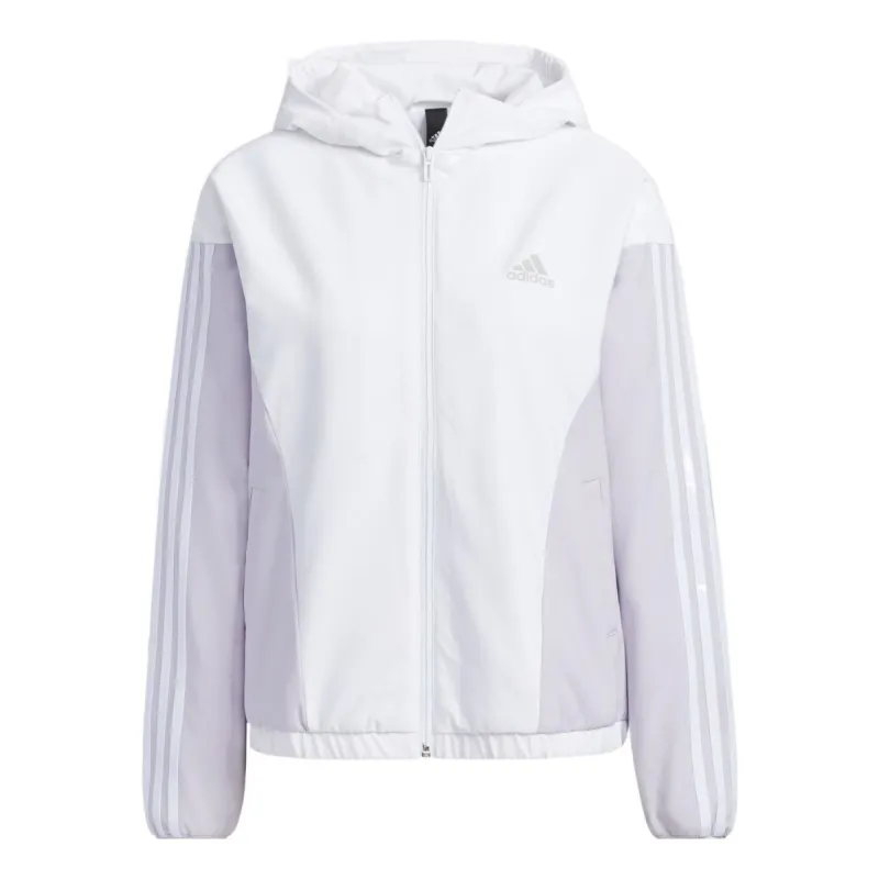 (WMNS) Adidas Must Haves Woven Jackets 'White' HY2875 sold by KicksCrew