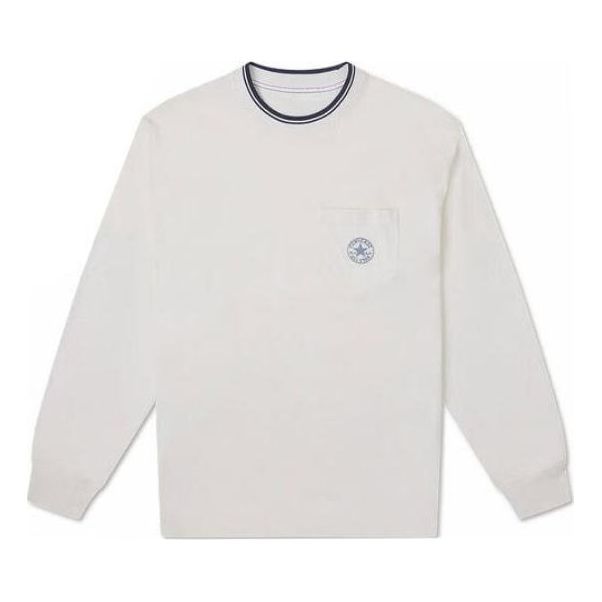 Converse Retro Chuck Long Sleeve Slub Pocket T-Shirt 'White' 10025986-A02 sold by KicksCrew