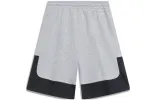 Li-Ning Graphic Color Block Shorts 'Grey Navy' AKST599-1 sold by KicksCrew